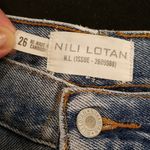 💕NILI LOTAN💕 Franki Patchwork Reworked Crop Jeans ~ Vintage Indigo 26 Blue Photo 13