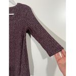 Sonoma 3/4 Sleeve V-Neck Sweater in Purple Heather Size Petite Medium Photo 5