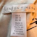 London Times Multicolor Medallion Halter Pleated Maxi Dress Size 8 Photo 8