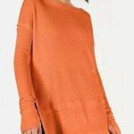 We The Free orange waffle knit oversized top Photo 0