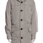 Burberry  Grey Nova Check Mid Length Down Hooded Padded Parka Puffer Coat Jacket Photo 0