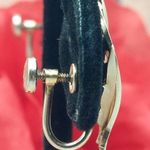 Vintage Curtis DCE 14K Gold Filled Screw Back Earrings 1" Leaf Gold Tone Photo 5