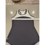 Athleta Tank Top Women's XS Gray White Racerback Athletic Workout Fitness Top Photo 1
