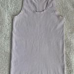 Athleta  ribbed tank top size medium light lilac purple Photo 0