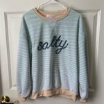 Simply Southern Salty French Terry Oversized Sweater Size S Photo 0