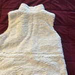 kim rogers  White Fur Vest Petite Medium with front pockets Photo 3