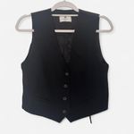Aritzia  Babaton Black City Wool Playbook Boxy Relaxed Vest Top Minimalist Small Photo 4