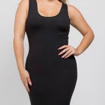 City Chic  Dress Size 16 Black Bodycon Office Siren Club Party Holidays NWT Photo 0