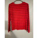 Covington  Red And Black Striped Crew Neck Sweater Size Medium Photo 1