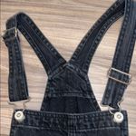 Hollister Low Rise Black Ripped Denim Overalls Photo 7