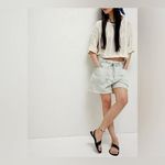Free People NWT  We The Free Moxie Barrel Shorts - bleached snow - 30 Photo 3