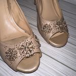 Alex Marie  Sparkle Nude Metallic High Heels Women’s Pumps Photo 1