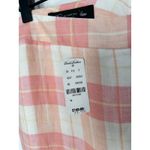 Brooks Brothers NWT Country Club Women's Plaid Linen Pants Pink/Cream Size 14 Photo 4