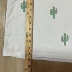 Wildfox Cactus Rhinestone T-Shirt Novelty White Graphic Tee Short Sleeve‎ Photo 2
