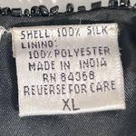 Laurence Kazar  Vintage Black Silk Beaded Evening Jacket Size XL Photo 8