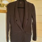 Three Dots  Cotton Black Blazer Jacket Medium Photo 0