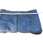 Free People  | Seamed Denim Mini Skirt  Light Wash Festival 90s Photo 4