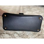 Luella Grey London Structured Tote Modern Gold Accent Old Money Quiet Luxury Black Photo 6