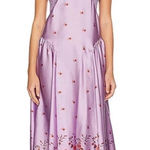 Free People  On‎ My Own Floral Satin Nightgown Dress XS Photo 0