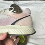 Ecco Women's Size 40 Pink Purple White Leather Mesh Casual Sneaker Comfort Photo 3