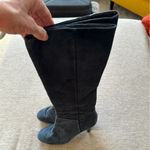 Ash  tall dark teal blue heeled boots size 40 Photo 2