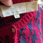 Vtg 80s eagles eye cardigan sweater Blue Size L Photo 1