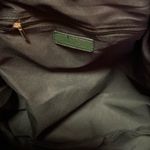 Lulu Dharma Green Woven Leather Tote Bag | Oversized Boho Shoulder Bag Photo 2