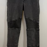 All Saints Biker Skinny Fit in Washed Black Jeans size 28 low rise Womens denim Photo 0