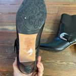 Brighton Rosita Black Ankle Slip On Boots w Silver Western Buckle - Size 8.5 ππ Photo 6