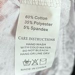 Southern Grace  Oklahoma White Serape Lace Stripe Sheer Burnout Shirt Medium Photo 9