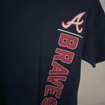 Atlanta braves tee Blue Photo 2