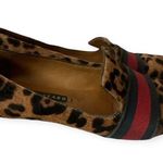 Veronica Beard  Griffin Leopard Animal Print Cow Hide Fur Loafer Flats 36.5 Photo 0