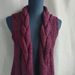 Adrienne Vittadini  Purple Boucle Sweater Vest Photo 2
