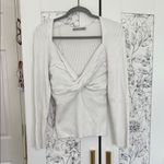 BKE  twist front ribbed sweater Photo 1