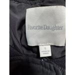 Favorite Daughter Black Off the Shoulder Bomber Jacket Photo 7