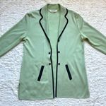 Misook Exclusively  2 PC Set Open Front Cardigan & Tank S M Knit Acrylic Slinky Photo 7