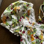 Farm Rio  FRUIT ORCHARD OFF-WHITE MINI DRESS, Medium, $255 Photo 8