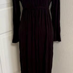 Three Seasons Maternity Maxi Dress Black Long Sleeves Size undefined Photo 0