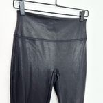 Spanx  Faux Leather Leggings Black Stretch Slimming Shaping size XL Photo 3