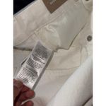 Madewell  Women's Ripped Knee‎ Baggy Straight Leg Jeans Raw Hem White Size 29 Photo 3