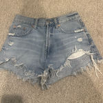 ZARA  denim light wash jean shorts Photo 0