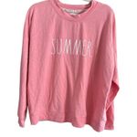 Rae Dunn  Pink 'Summer' Sweatshirt Photo 2