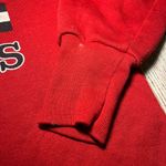 VTG 80s Healthknit Maryland Terrapins Sweater Womens L USA Collegiate Cropped Red Size L Photo 3