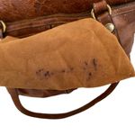 Patricia Nash Poppy Leather Satchel Bag, Heritage Tan Brown Shoulder Purse Tote Photo 8