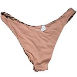 Aerie Cheeky Bikini Bottoms Tiger Print Tan Black XL NWT Photo 3