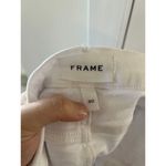 Frame  Le Garcon White Straight Leg Ankle Length Jeans Photo 2