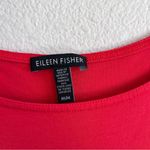Eileen Fisher  Red Viscose Sleeveless Shift Dress Photo 3