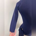 Gracia  One Shoulder Silky Knit Side Waist Belt Size S Photo 2