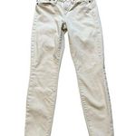 J.Crew Cream Ecru Toothpick Denim Jeans, sz 25 Photo 0