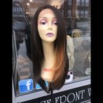 Wig sale Dark Brown Highlight Thick natural layers Photo 2